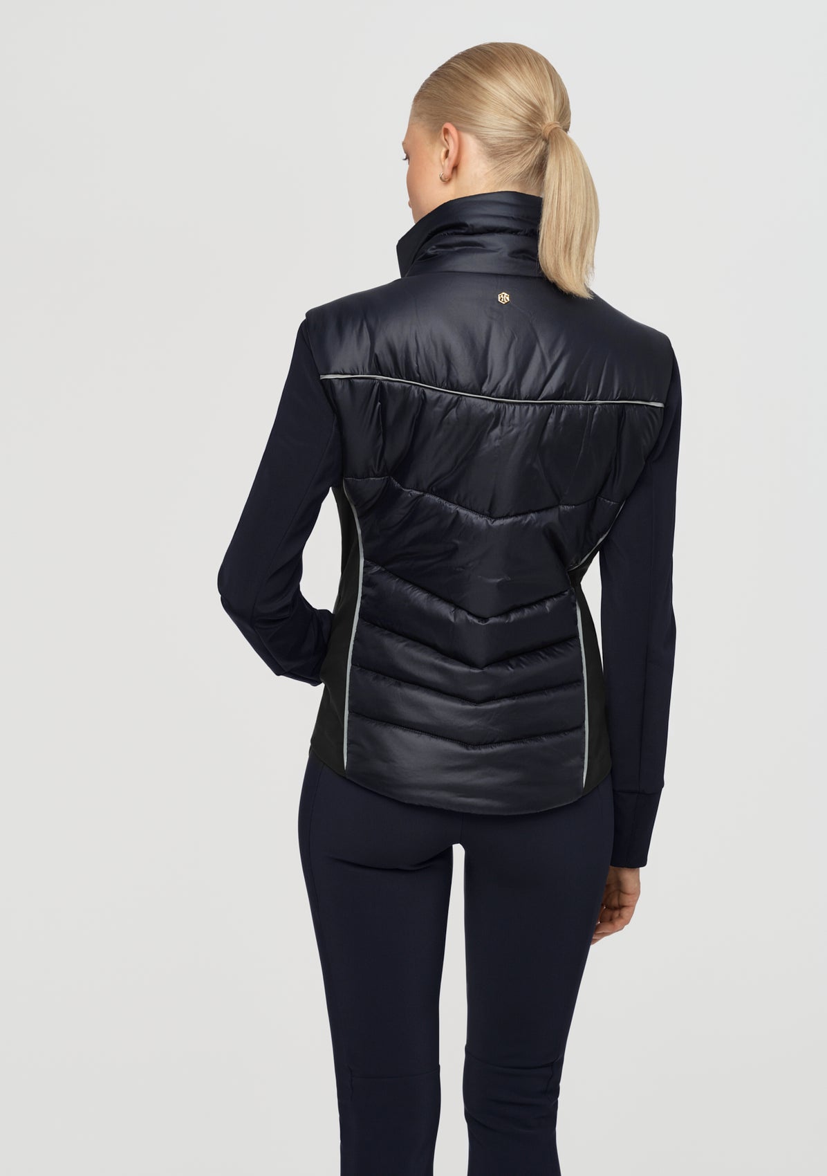 SLEEVE ONOFF Padded Jacket navy