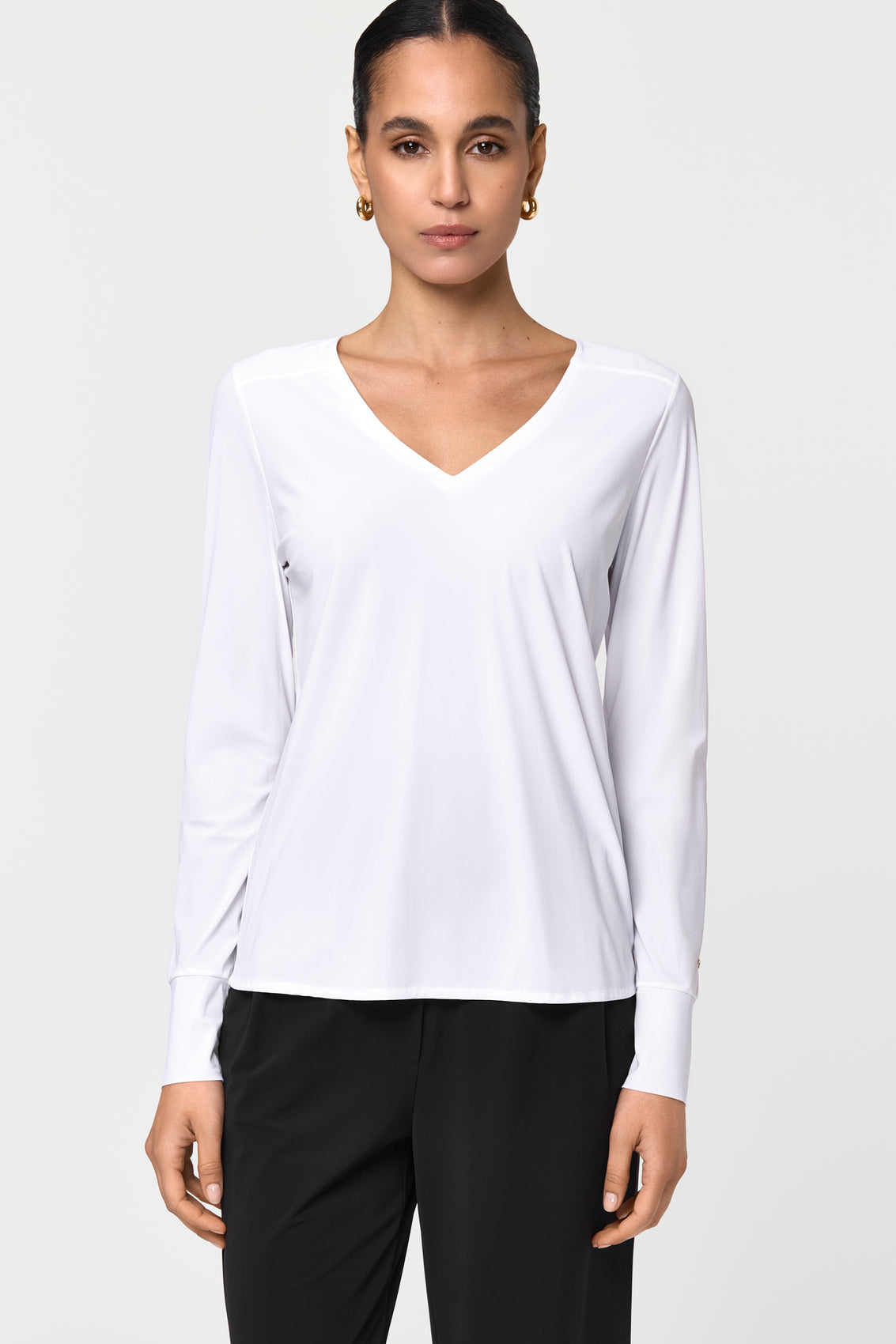 LEGEND Silken Light Bluse feather white