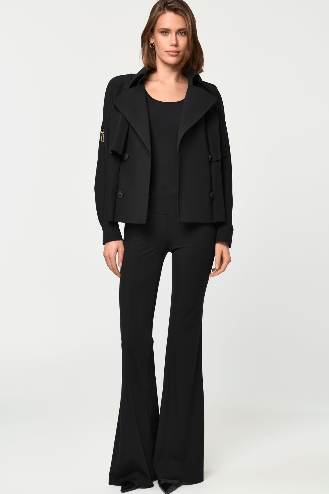 CRESSIDA Trench Jacket black