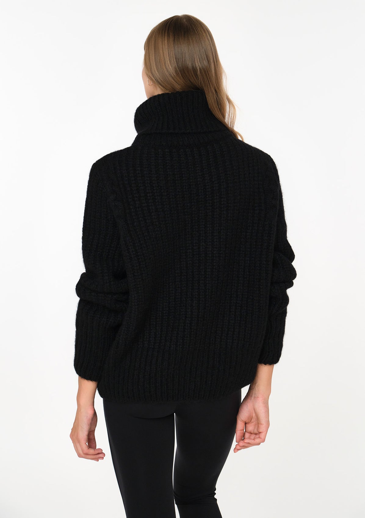 PELLICI Alpaca-Blend Sweater schwarz