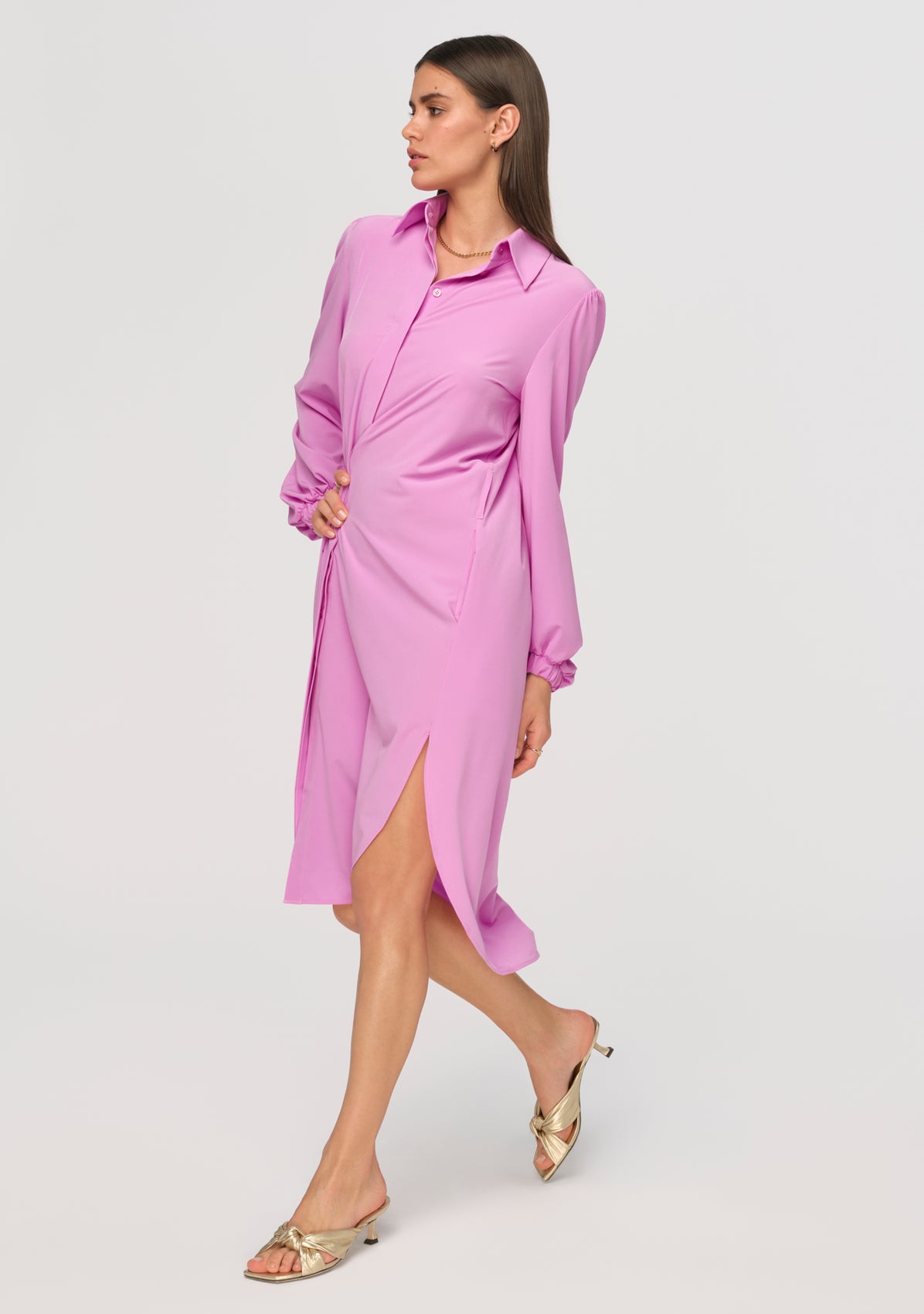 ATELLA Hemdkleid magenta