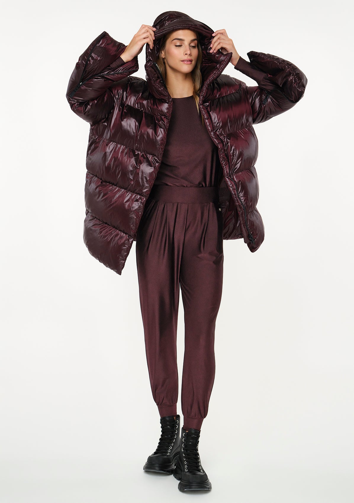 SQN Puffer Jacket tawny port