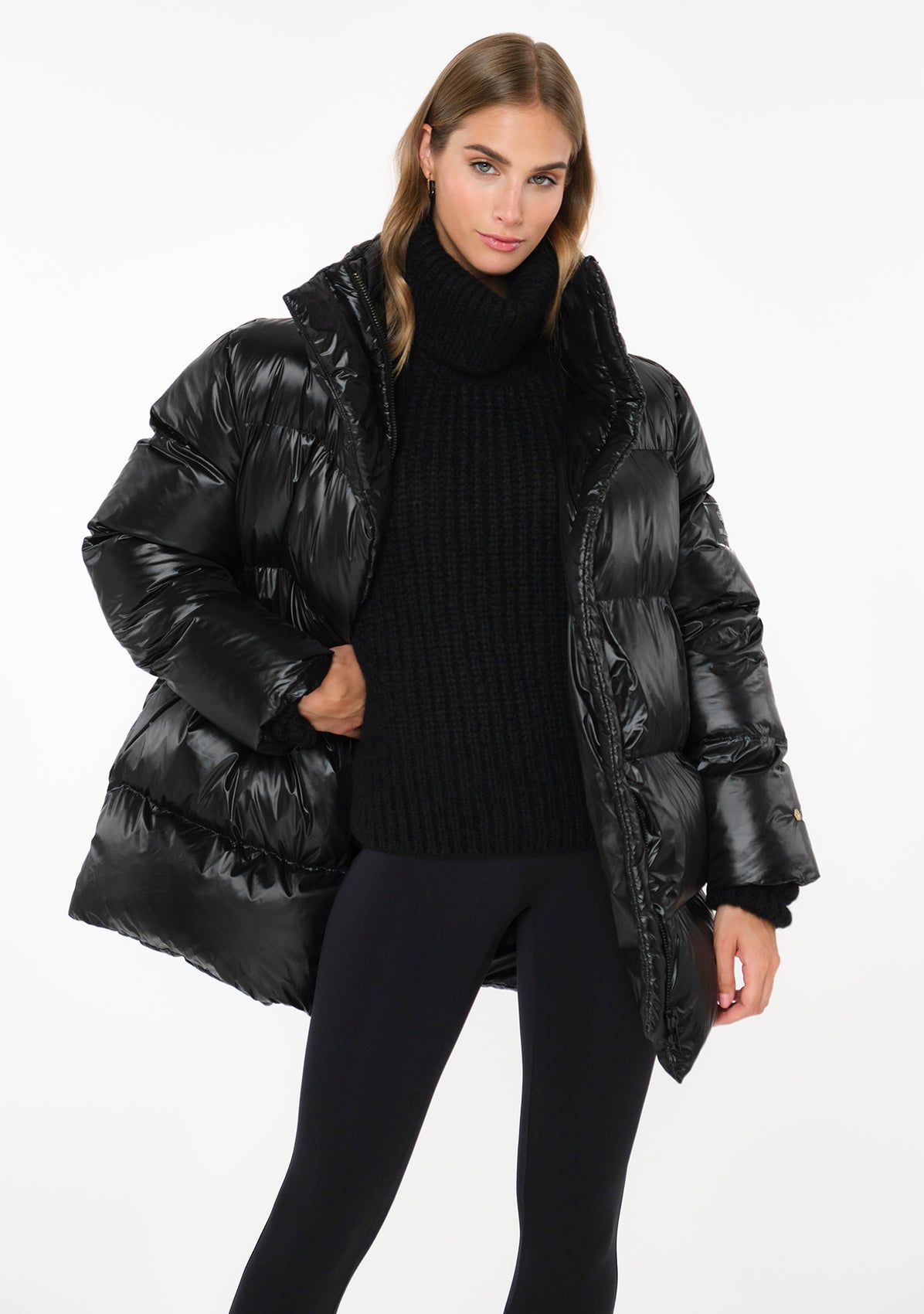 SQN Puffer Jacket black