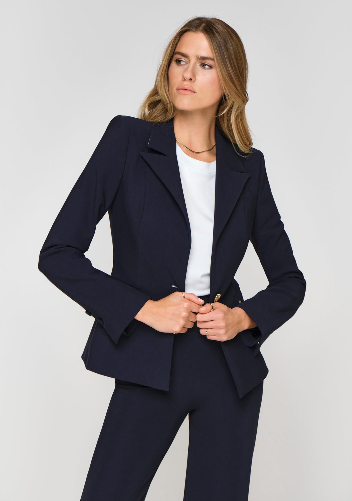 TSUKASA Blazer deep navy