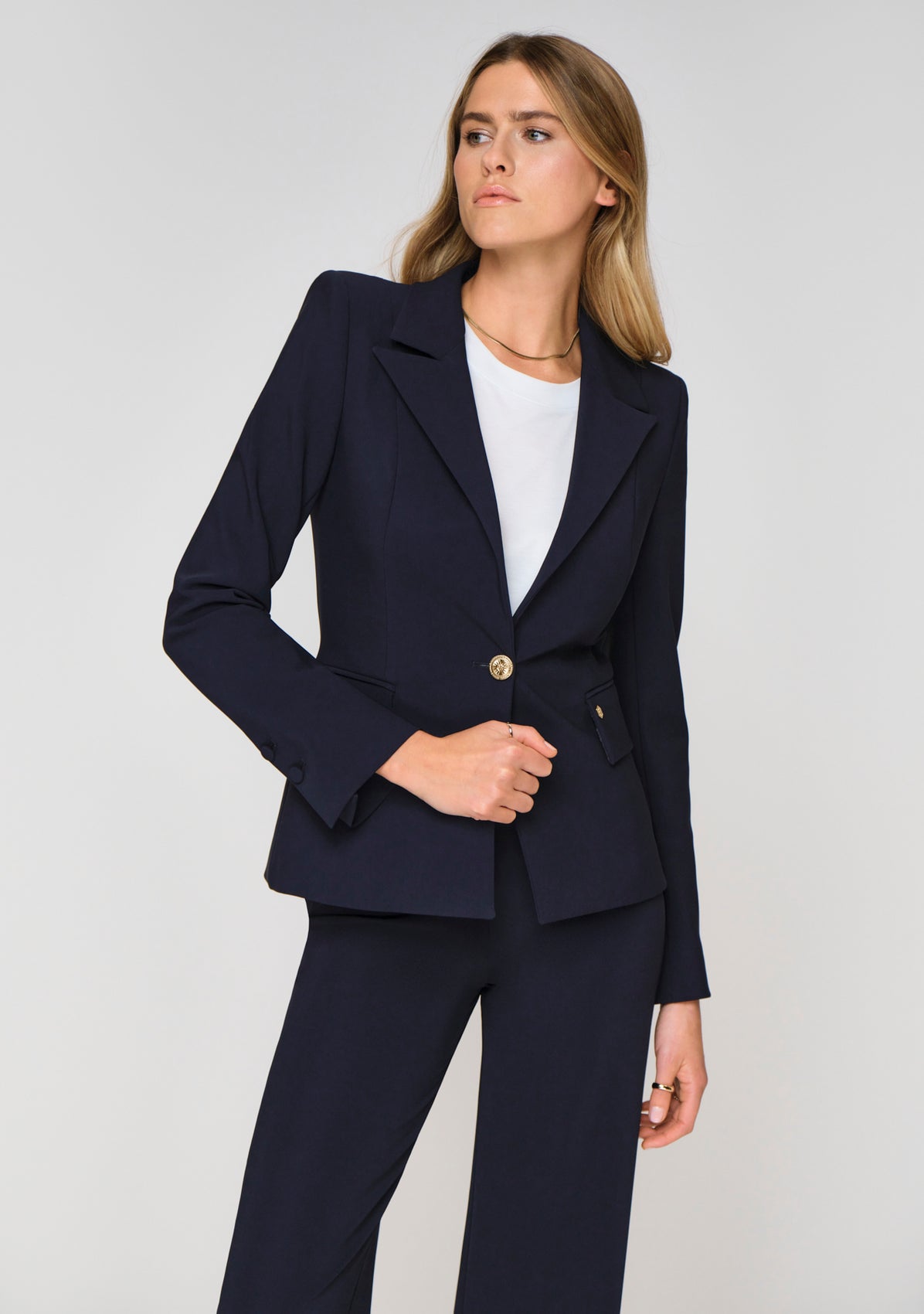 TSUKASA Blazer deep navy