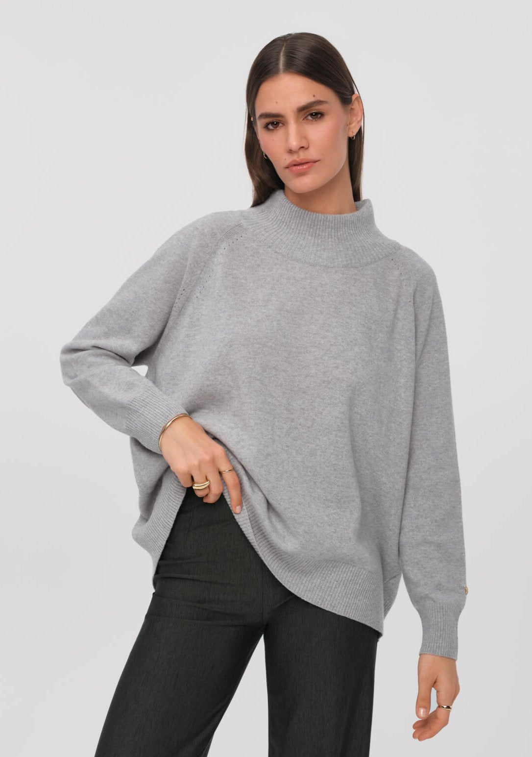 MOIRAI Pullover grigia