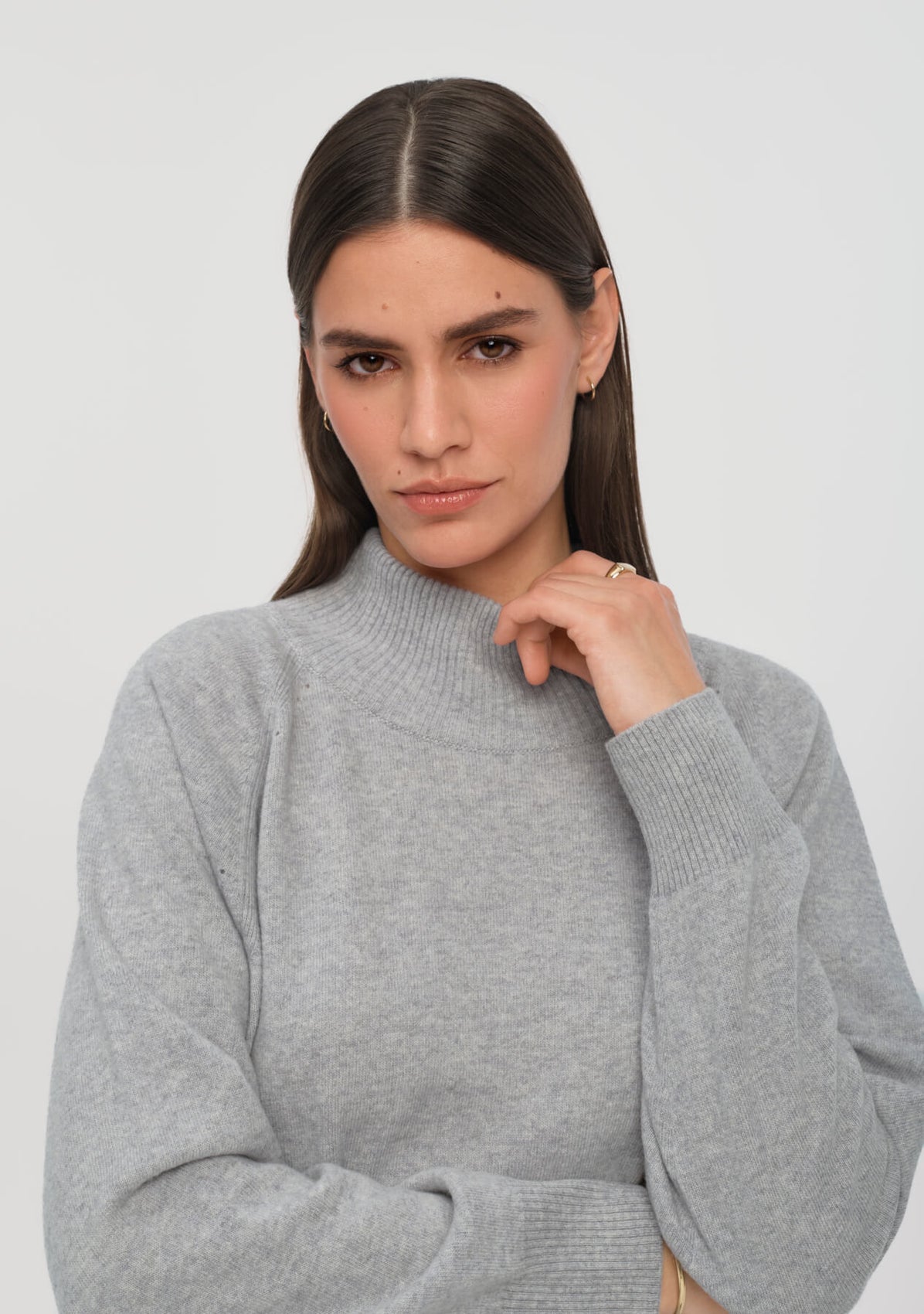 MOIRAI Pullover grigia