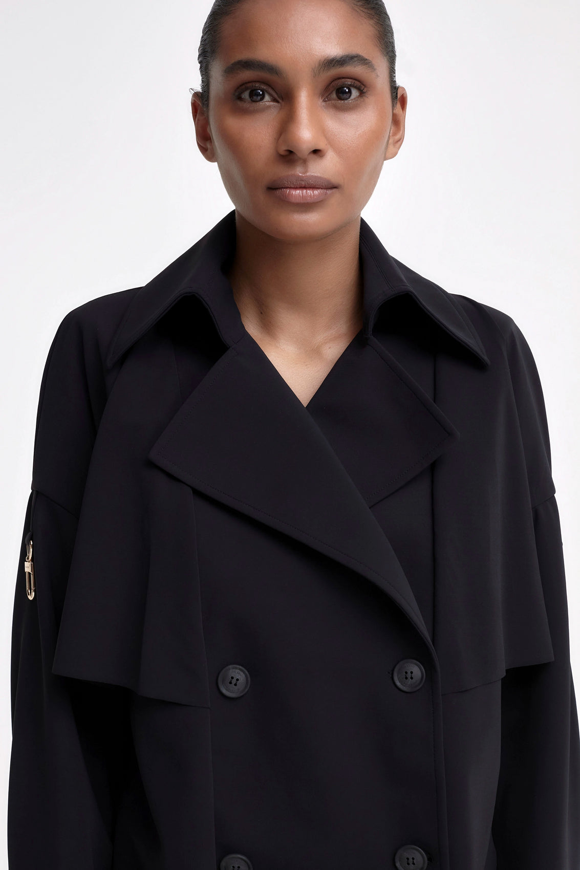 CRESSIDA Trench Jacket schwarz