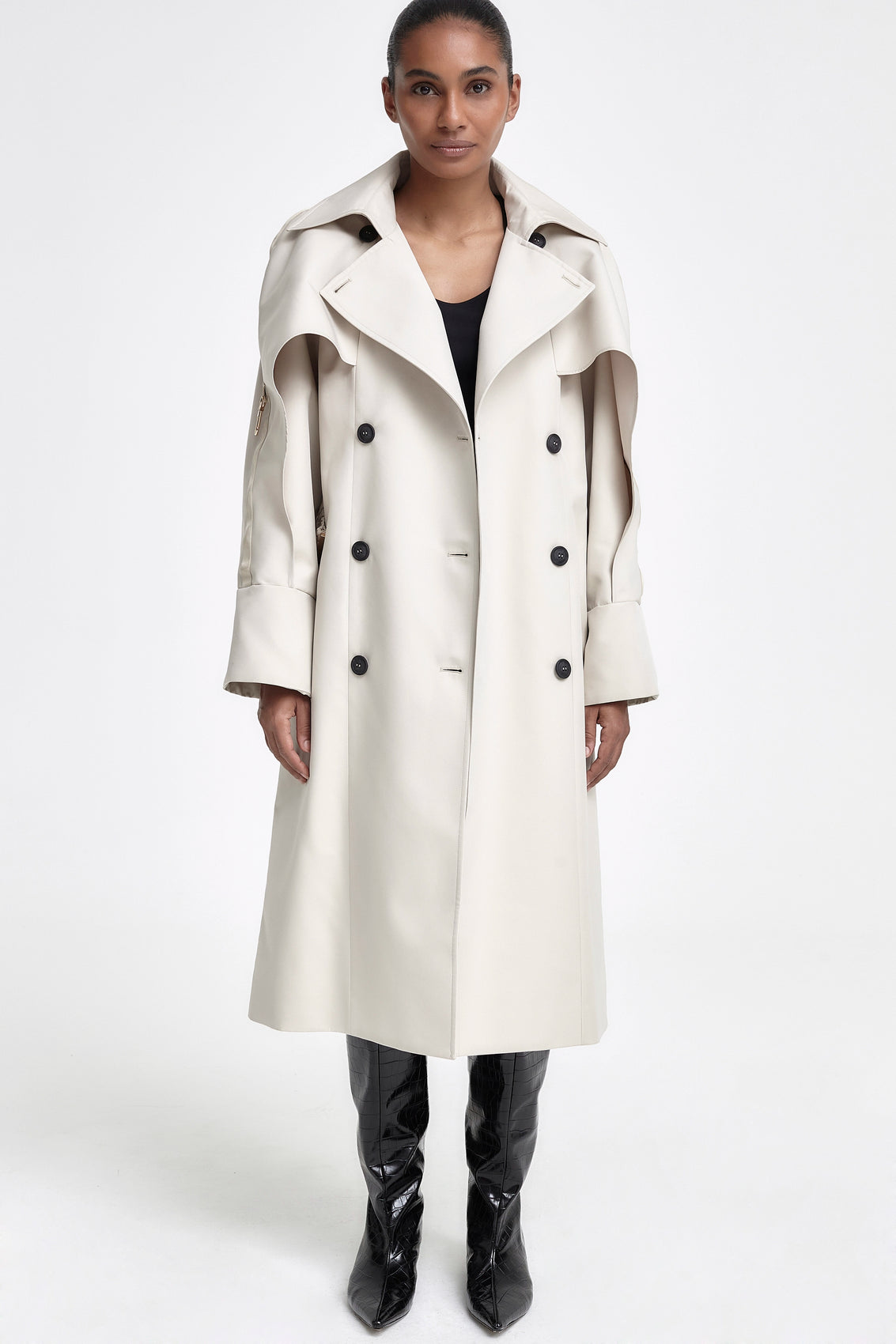 TESTARO Trench Coat noce